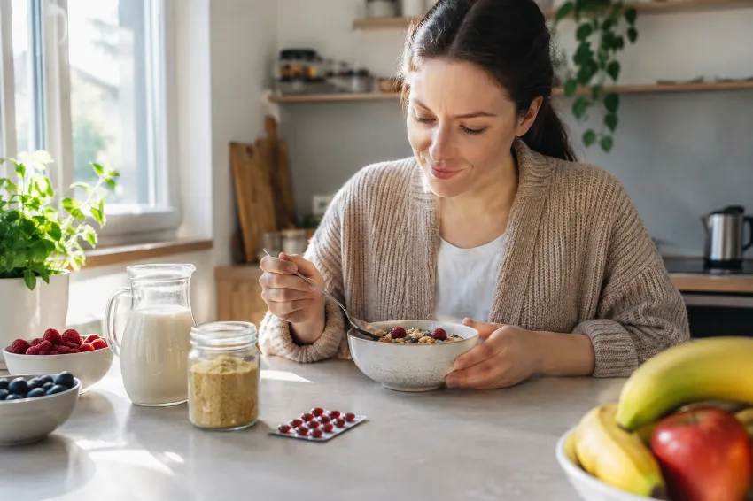 Obogatena rastlinska živila in dodatek vitamina B12 za vegane